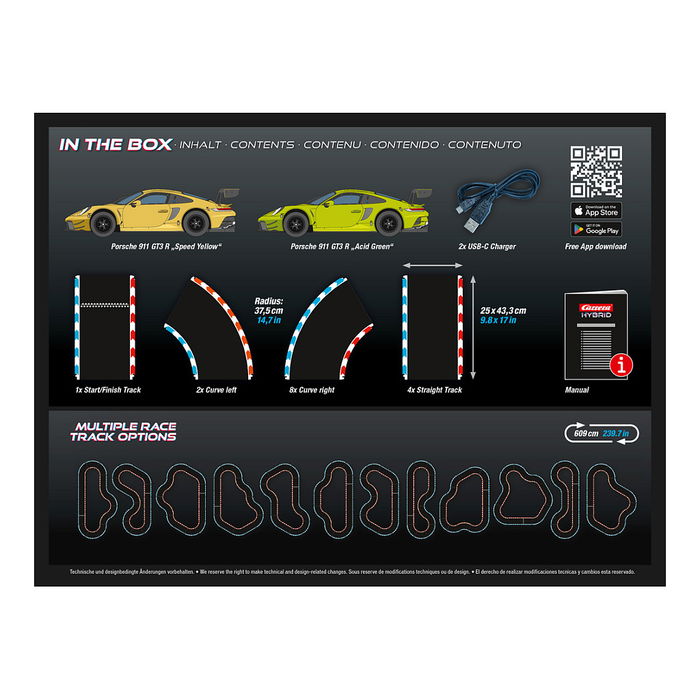 Carrera 50050001 Set de pistas y vehículos de carreras Green Hell, 6,09 m