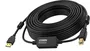 Vision TC 10MUSB+/BL/2 Cable USB 2.0 A-B 10m Negro, Conectores Chapados en Oro, Núcleos de Ferrita, Hasta 480 Mbit/s