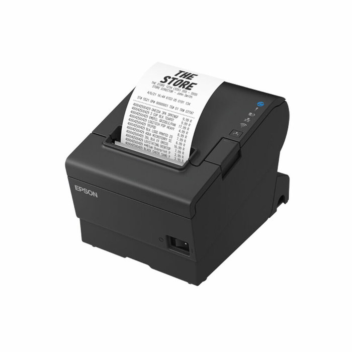 Epson TM-T88VII Impresora de Recibos Térmica Negra con USB y Ethernet