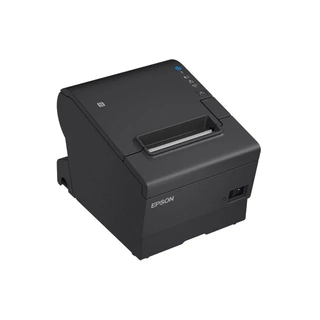Epson TM-T88VII Impresora de recibos térmica 180x180 DPI, 500mm/s, USB, Ethernet, Inalámbrica y Alámbrica, Negra