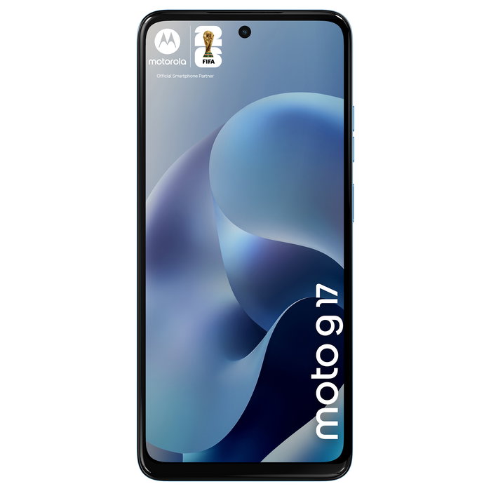 Motorola moto g17 Smartphone 6.72" 4G 4/128 GB Android 15 Dual SIM Pantalla LCD 2400x1080 Procesador Helio G81 Extreme Cámara 50 MP + 5 MP Batería 5200 mAh Color Alaskan Blue
