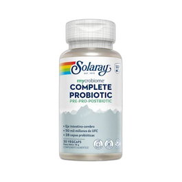 SOLARAY Complete Probiotic 30 Cápsulas Vegetales - Suplemento Probiótico Completo