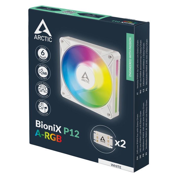 ARCTIC BioniX P14 A-RGB White