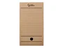 Liderpapel Caja de archivo definitivo folio doble ancho cartón reciclado kraft
