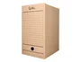 Liderpapel Caja de archivo definitivo folio doble ancho cartón reciclado kraft