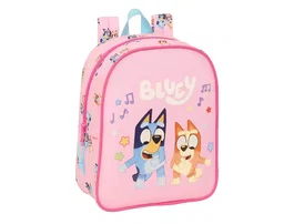 Safta Mochila Guardería Bluey Dance Adaptable a Carrito, 270 x 220 x 100 mm