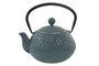 DKD Home Decor Tetera de Hierro Colado e Inox Flores Azul 800ml
