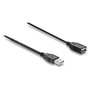 DeLOCK 81655 Cable USB Tipo-A a hembra con interruptor, 0,5 m, Negro