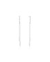 Ania Haie Pendientes Spike It Up en Plata de Ley Gris de 4cm