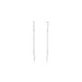 Ania Haie Pendientes Spike It Up en Plata de Ley Gris de 4cm