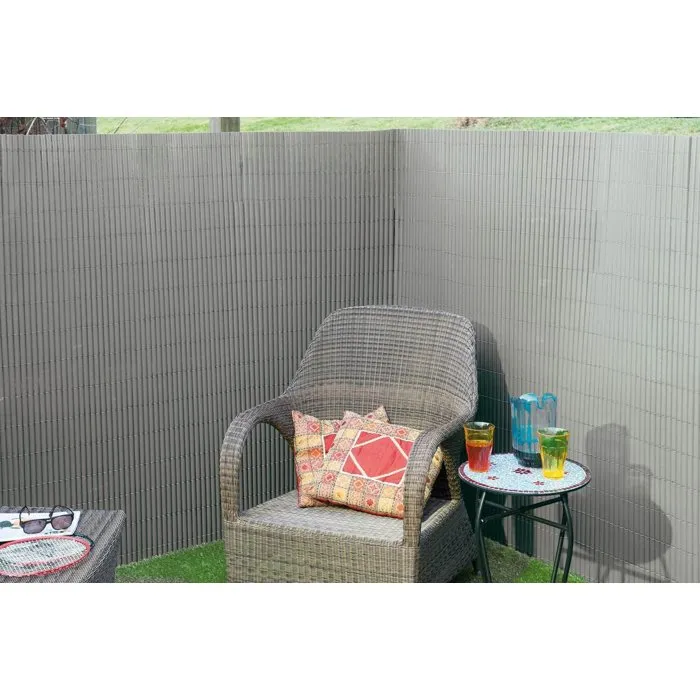 IDEAL GARDEN Canisse PVC Doble Cara 10 mm, 1 x 3 metros, Color Taupe IDEAL GARDEN Canisse PVC Doble Cara 10 mm, 1 x 3 metros, Color Taupe