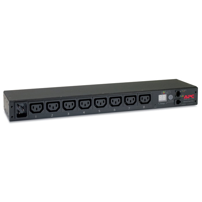 APC Metered Rack PDU AP7821B 1U con 8 salidas C13