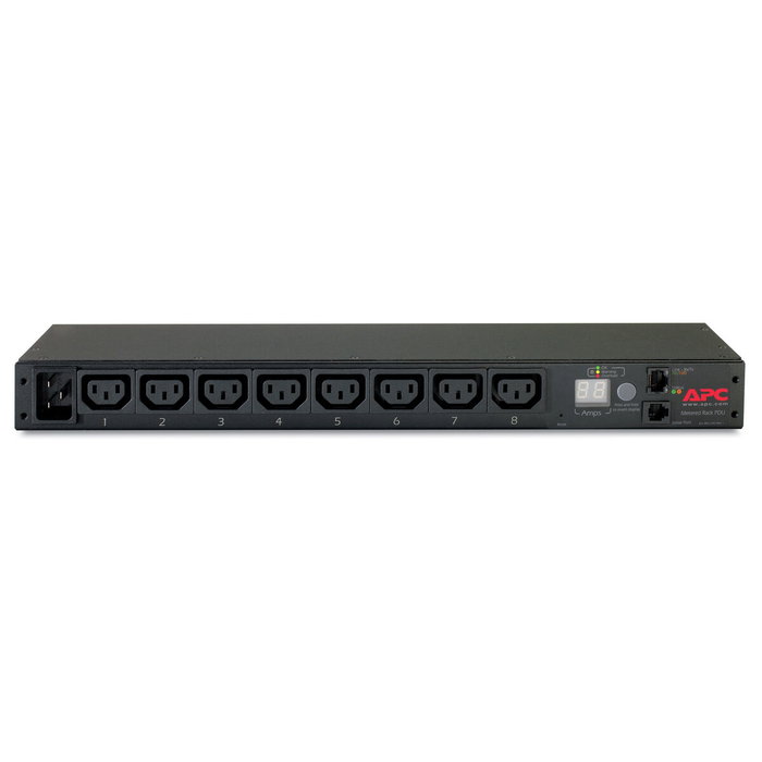 APC Metered Rack PDU AP7821B 1U con 8 salidas C13