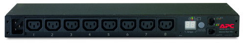 APC Metered Rack PDU AP7821B 1U con 8 salidas C13