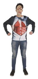 Creaciones Llopis Disfraz Camiseta Adulto Ejecutivo Zombie Talla L