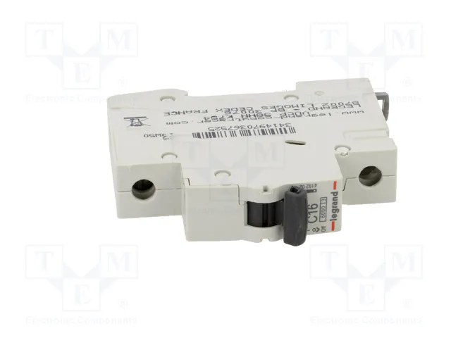 LEGRAND RX3 Interruptor magnetotérmico 16A 1P Curva C LEGRAND RX3 Interruptor magnetotérmico 16A 1P Curva C