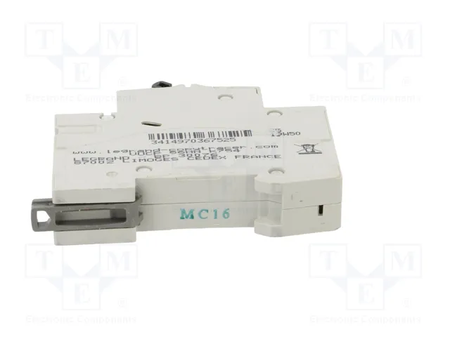 LEGRAND RX3 Interruptor magnetotérmico 16A 1P Curva C LEGRAND RX3 Interruptor magnetotérmico 16A 1P Curva C