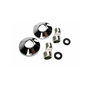Verhal Kit Excéntricas y Florones con 2 Excéntricas 1/2"-3/4" 10x50 mm, 2 Florones Ø90x25 mm y 2 Juntas Ø13-25 mm