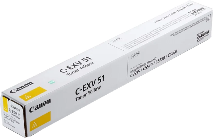 Canon Cartucho de Tóner C-EXV51 Amarillo (0484C002)