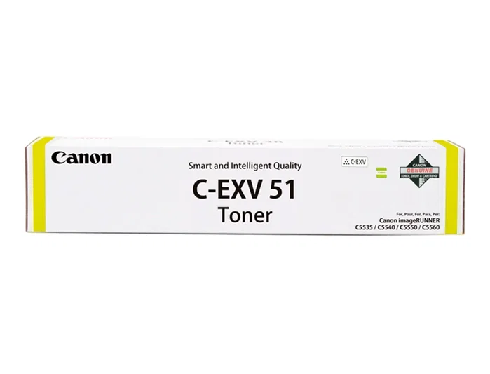 Canon C-EXV 51 Amarillo 0484C002
