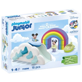 PLAYMOBIL 71696 - DISNEY Casa en las Nubes con Mickey y Minnie - Juego de Construcción y Primeros Roles para Niños +12 Meses