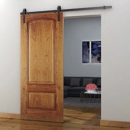 HERRAJES ALK Vilna Kit Herrajes Puerta Granero Guía 3 Metros Amortiguado