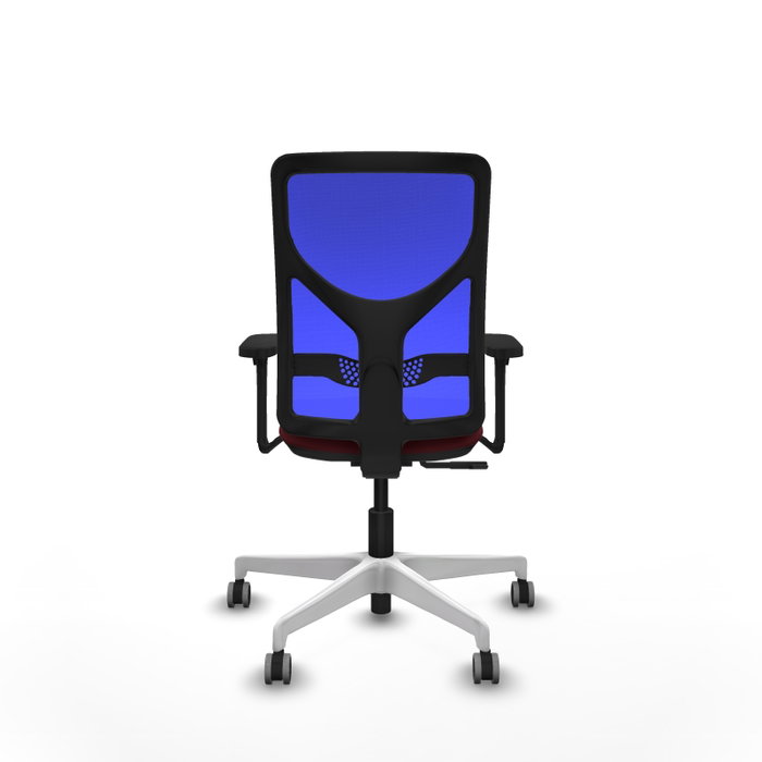 PIQUERAS Y CRESPO Silla de oficina Motilla con mecanismo Sincro, Granate y Azul PIQUERAS Y CRESPO Silla de oficina Motilla con mecanismo Sincro, Granate y Azul