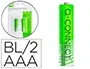 Q-connect Pila Alcalina AAA Recargable Blíster de 2 Unidades