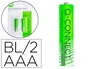 Q-connect Pila Alcalina AAA Recargable Blíster de 2 Unidades