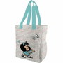 Grafoplás Tote Bag Bits&Bobs Mafalda Bird - Bolsa resistente con compartimento para portátil