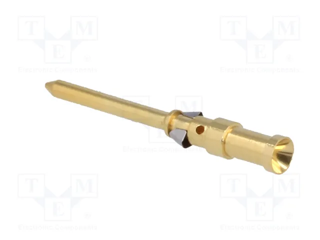 HARTING Contacto macho industrial Han D® HMC, 20AWG, dorado