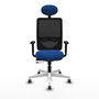 PIQUERAS Y CRESPO Silla de oficina Zulema Azul y Negro con Mecanismo Sincro/Traslack