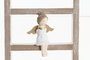 DKD Home Decor Escalera Decoracion Navidad Moderna Negro Blanco 3.8 x 35 x 11.5 cm (6 Unidades) MDF