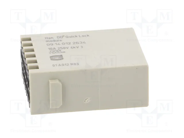 HARTING Han-Modular® Módulo Conector Macho de 12 Pines HARTING Han-Modular® Módulo Conector Macho de 12 Pines