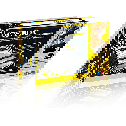 ICY BOX IB-2226StS Bandeja Hot-Swap para 2 Discos Duros o SSD SATA de 2.5" en Bahía de 3.5" - Incluye Cables SATA y de Alimentación