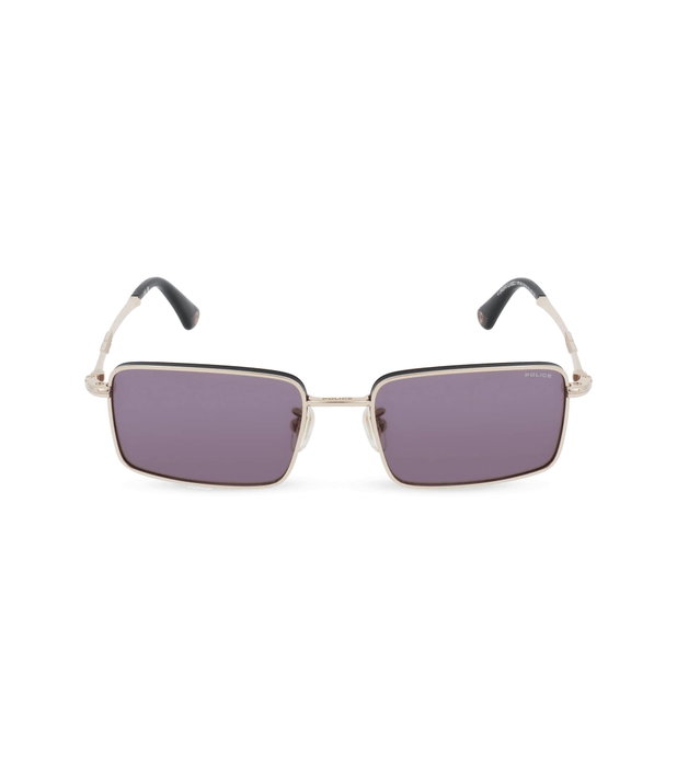 Police SPLL85M-540302 Gafas de sol para hombre con detalles rosa y cristal gris