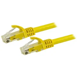StarTech.com Cable de Red Ethernet N6PATC150CMYL - 1.5 m Cat6 U/UTP (UTP), Conectores RJ45 Snagless, Amarillo, Cobre 100%, 24 AWG, 50µ Oro, Gigabit, PoE, Certificado ETL