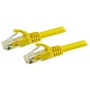 StarTech.com Cable de Red Ethernet N6PATC150CMYL - 1.5 m Cat6 U/UTP (UTP), Conectores RJ45 Snagless, Amarillo, Cobre 100%, 24 AWG, 50µ Oro, Gigabit, PoE, Certificado ETL