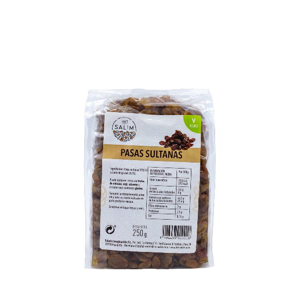 INT SALIM Pasas Sultanas 250gr. INT SALIM Pasas Sultanas 250gr.