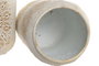 DKD Home Decor Set de 2 Jarrones Mandala Blanco y Dorado Mlaya