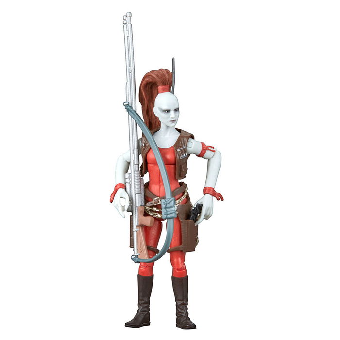 HASBRO Figura Aurra Sing Star Wars La Amenaza Fantasma 9,5cm Articulada Con Accesorios
