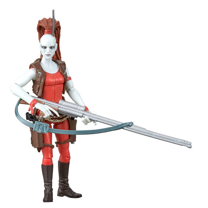 HASBRO Figura Aurra Sing Star Wars La Amenaza Fantasma 9,5cm Articulada Con Accesorios