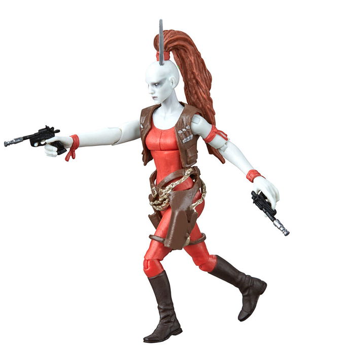 HASBRO Figura Aurra Sing Star Wars La Amenaza Fantasma 9,5cm Articulada Con Accesorios