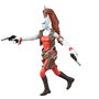 HASBRO Figura Aurra Sing Star Wars La Amenaza Fantasma 9,5cm Articulada Con Accesorios