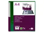 Liderpapel Carpeta de 60 fundas canguro verde translúcido DIN A4