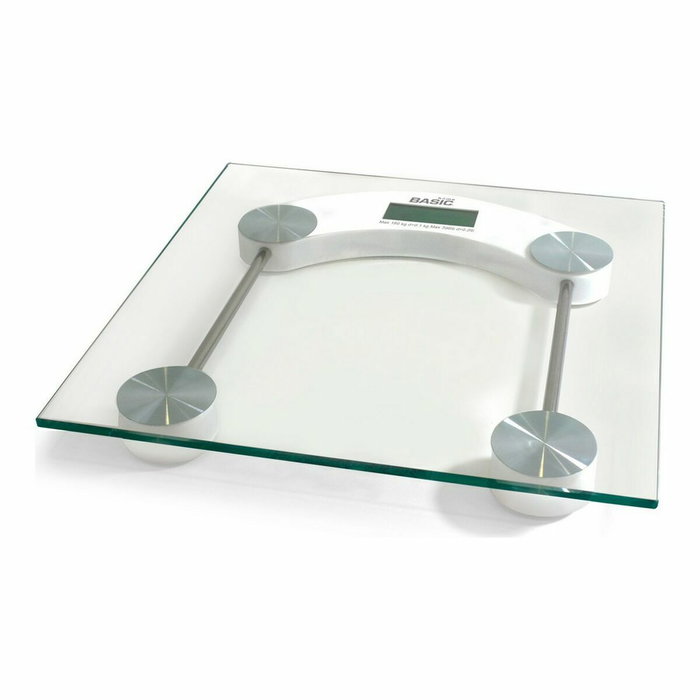 Báscula Digital de Baño Basic Home Transparente (6 Unidades)