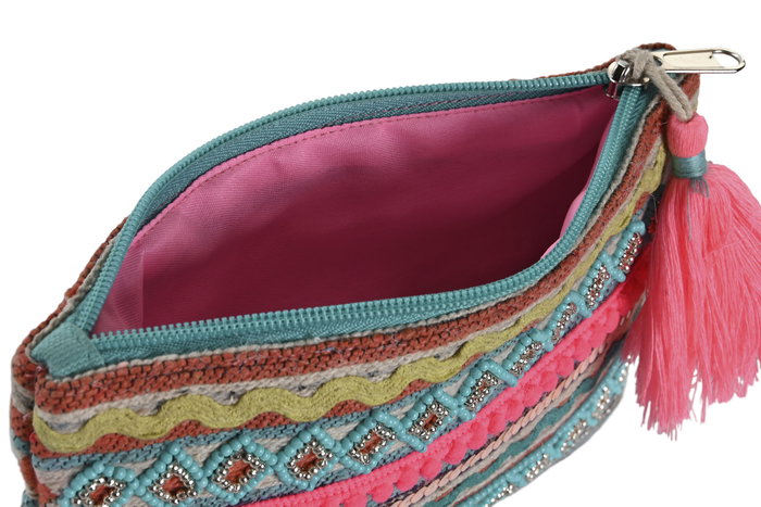 DKD Home Decor Neceser Mediterraneo Algodón y Poliéster Multicolor 2 x 13.5 x 19.5 cm (2 Unidades) DKD Home Decor Neceser Mediterraneo Algodón y Poliéster Multicolor 2 x 13.5 x 19.5 cm (2 Unidades)