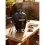 DKD Home Decor Barbacoa Kamado de Cerámica y Metal 53x53x57 cm