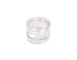Innspiro Bote plástico individual con tapa de rosca 3x2cm, 20 unidades