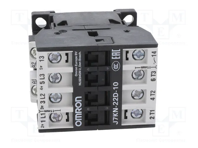 OMRON Contactor J7KN 3-polar 22A 230VAC
